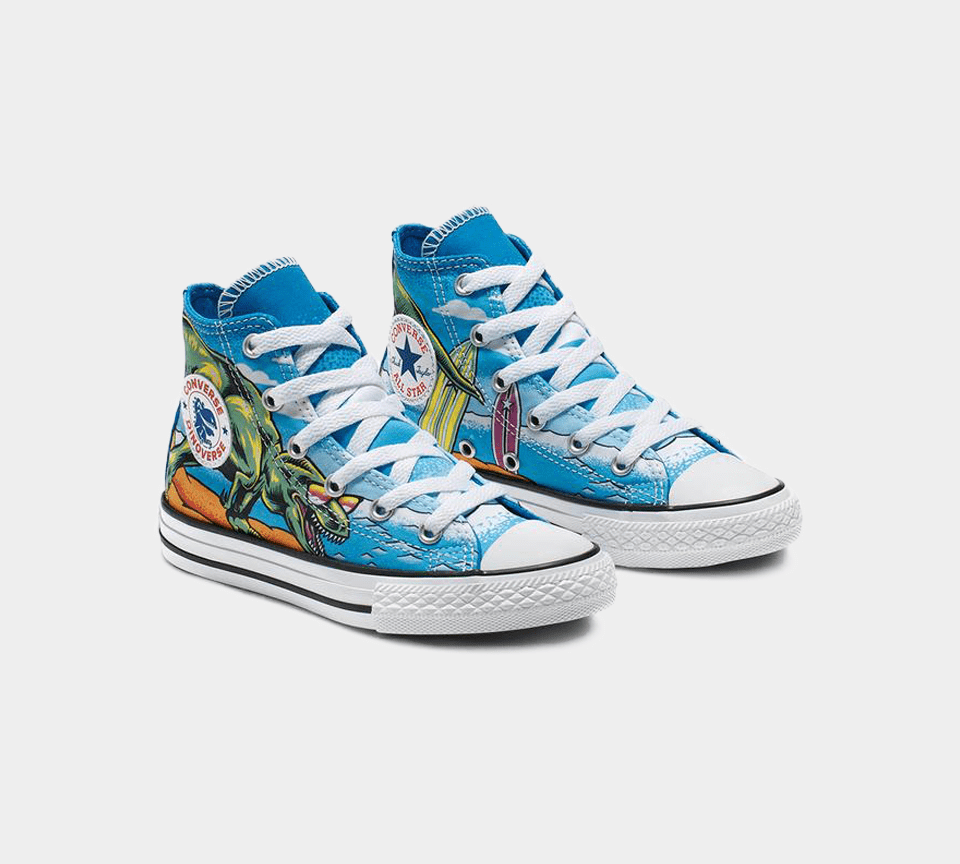 Converse CTAS HI 664246C Totally Blue Boys UK 2-10