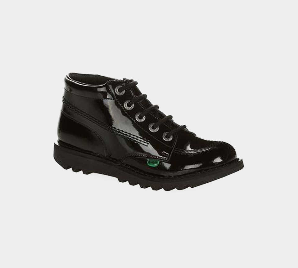 Kickers Kick Hi Black Patent KF0000579BXW