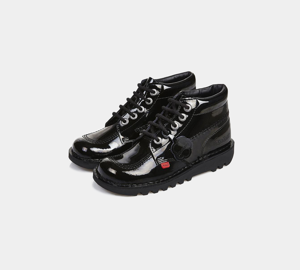 Kickers Kick Hi Noir Brevet UK