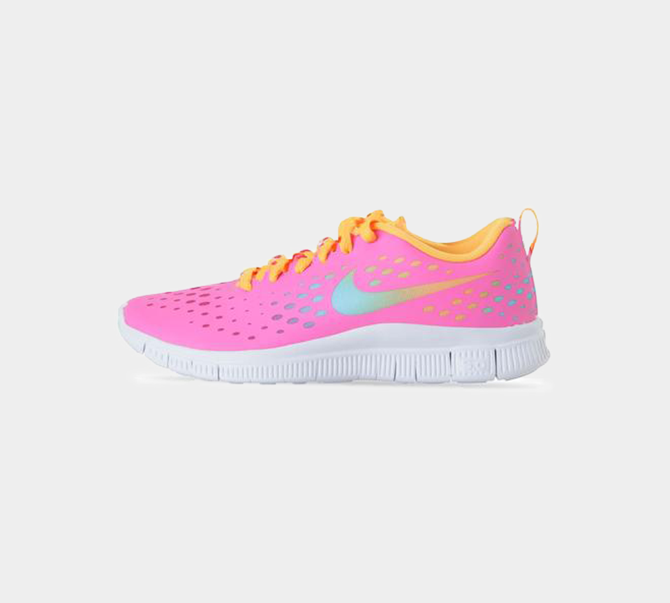 NIKE FREE EXPRESS (GS) ROSA/GELB/GRÜN 641866 600 