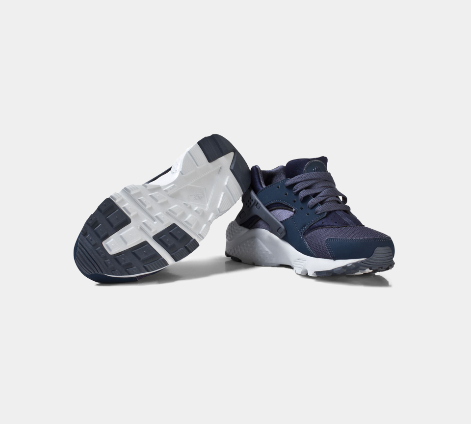 NIKE HUARACHE RUN (GS) NAVY 654275 411 CHILDREN'S UK 3-6