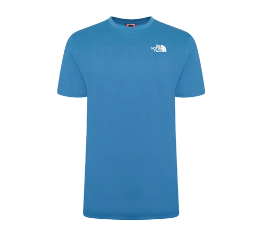 The North Face Simple Dome Cotton Logo Sports T-Shirt Top - Blue