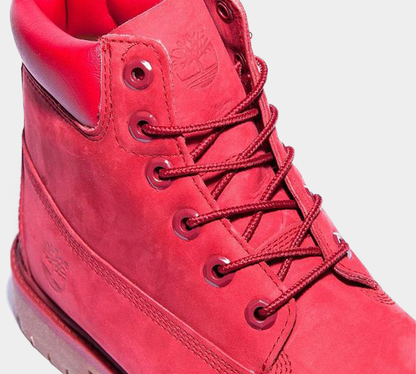 Timberland Red 6 Inch Premium Waterproof Boots