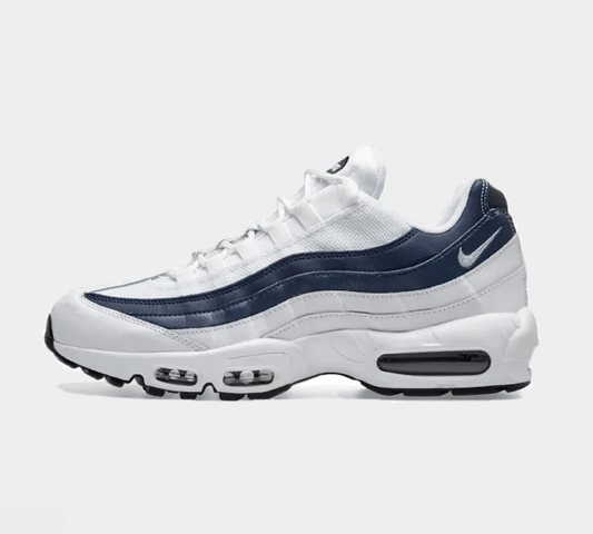 Nike Air Max 95 Essential 749766 114 White/White/Midnight Navy UK 6-11