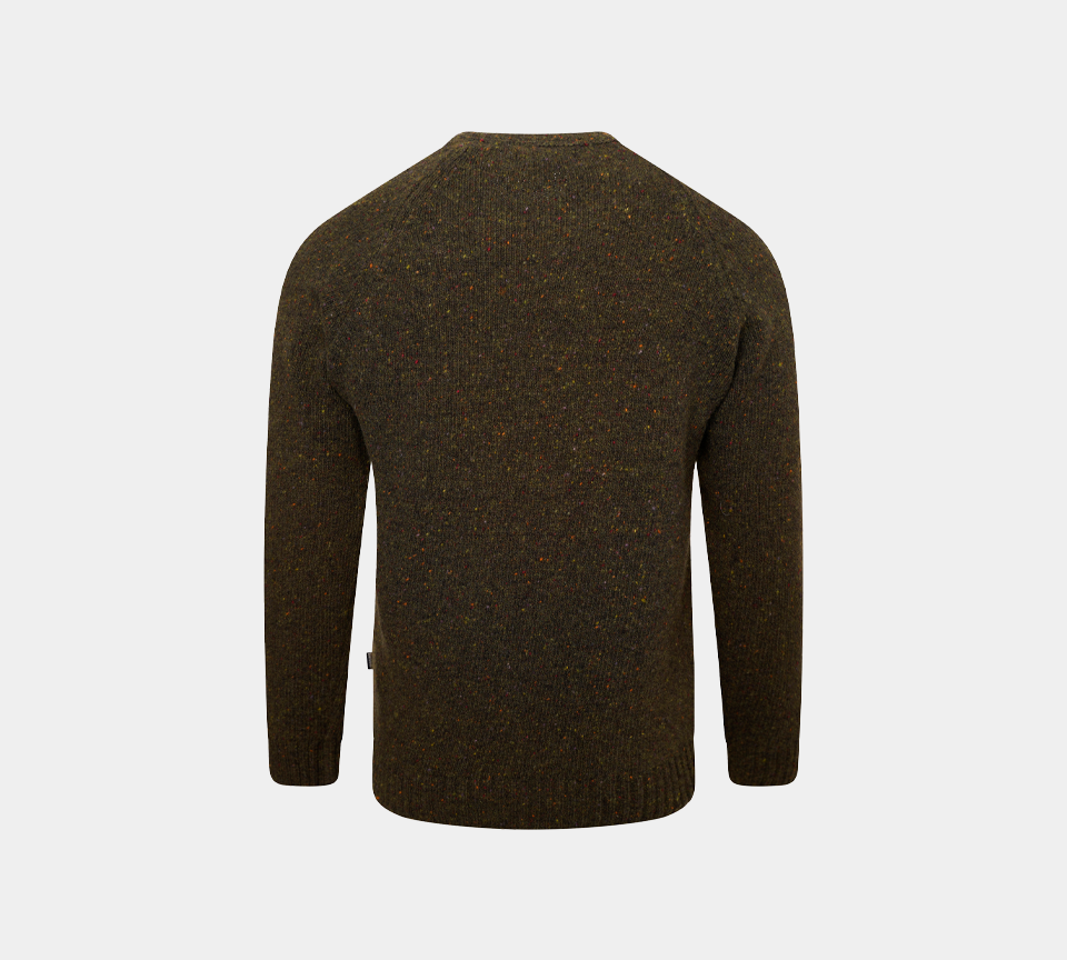 Barbour Netherton Rundhals-Strickpullover – Forrest