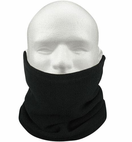 Halswärmer Winter Snoob Tube Thermal Fleece Motorrad Fahrradmaske Unisex Schwarz Einheitsgröße