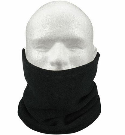 Halswärmer Winter Snoob Tube Thermal Fleece Motorrad Fahrradmaske Unisex Schwarz Einheitsgröße