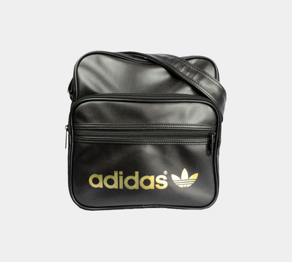 Adidas Originals Retro AC Sir W68183 Sac de sport avec bandoulière Noir/Or Taille unique