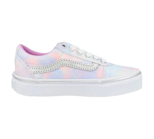 Vans Active MY Ward Multi Tie Dye VN0A3TFW3QT1 Chaussures Blanc Glitter Enfant UK 3-5