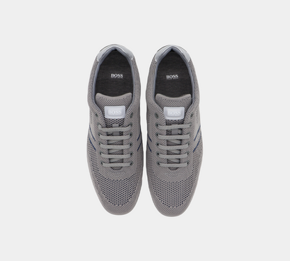 Hugo BOSS Saturn_Lowp_knlg 50432830 030 Trainers Medium Grey UK 5-9