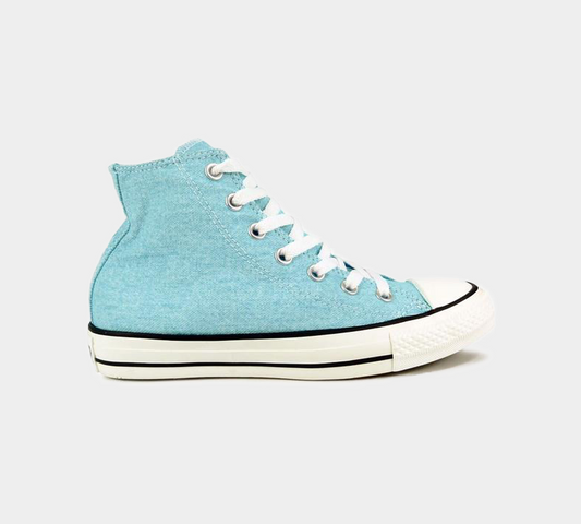 Converse Chuck Taylor Hi 136580C Shoes Neon Blue UK 3-7
