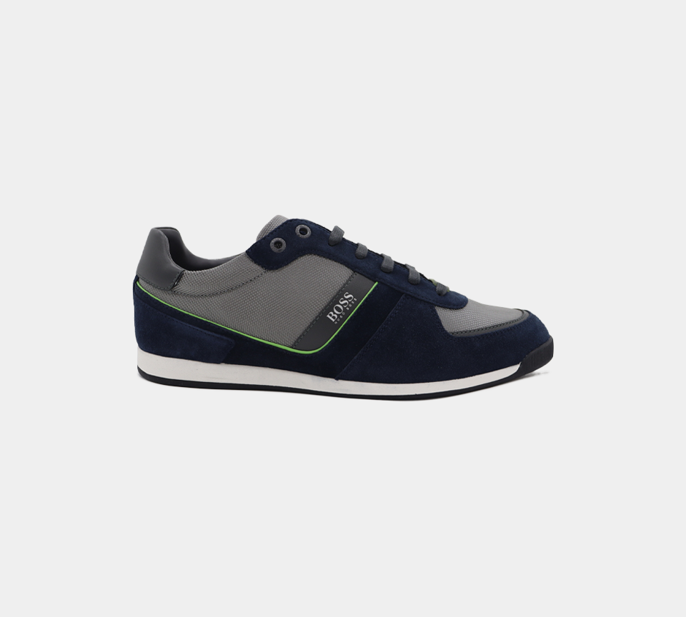 Hugo Boss Glaze Trainer 50407903463 Trainer Navy UK UK 5-11