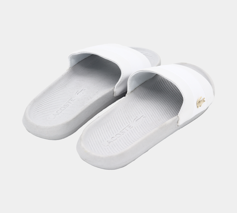 Lacoste SLIDE 120 3 US CMA 7-39CMA006121G WHT/WHT UK 6-11