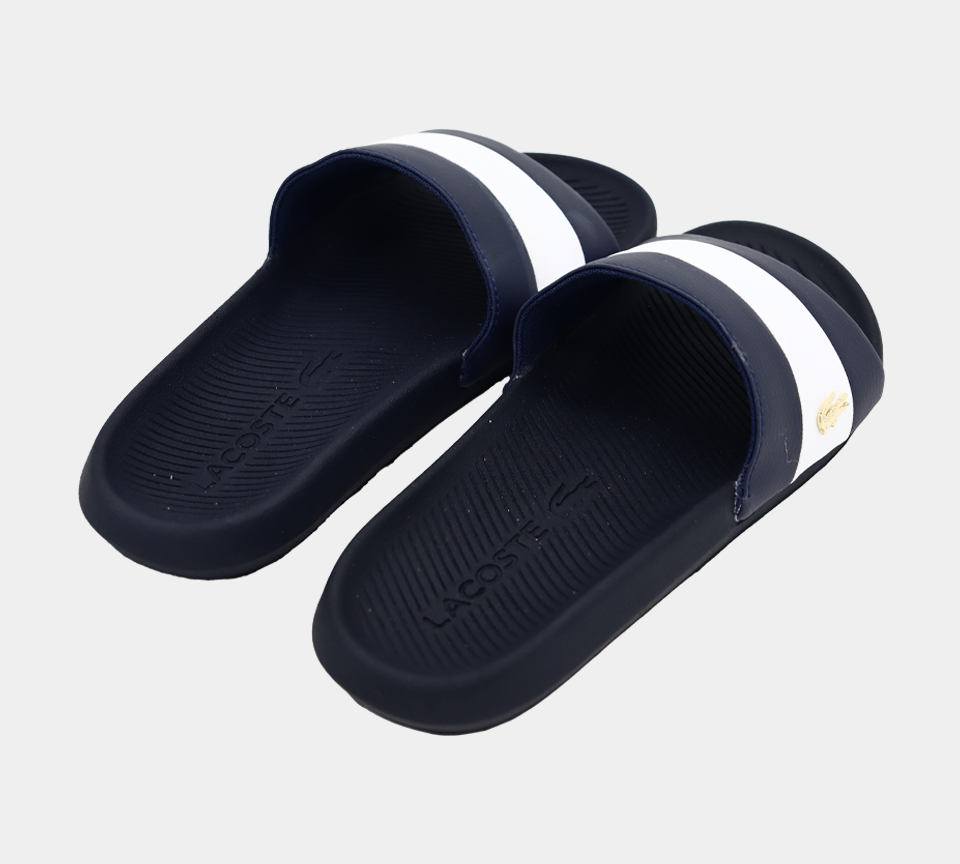 Lacoste Slide Croco 120 3 US CMA 7-39CMA0061092 MARINE / BLANC UK 6