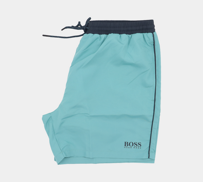 Hugo Boss Starfish Swim 50408104339 Shorts Grün/Schwarz M-XL