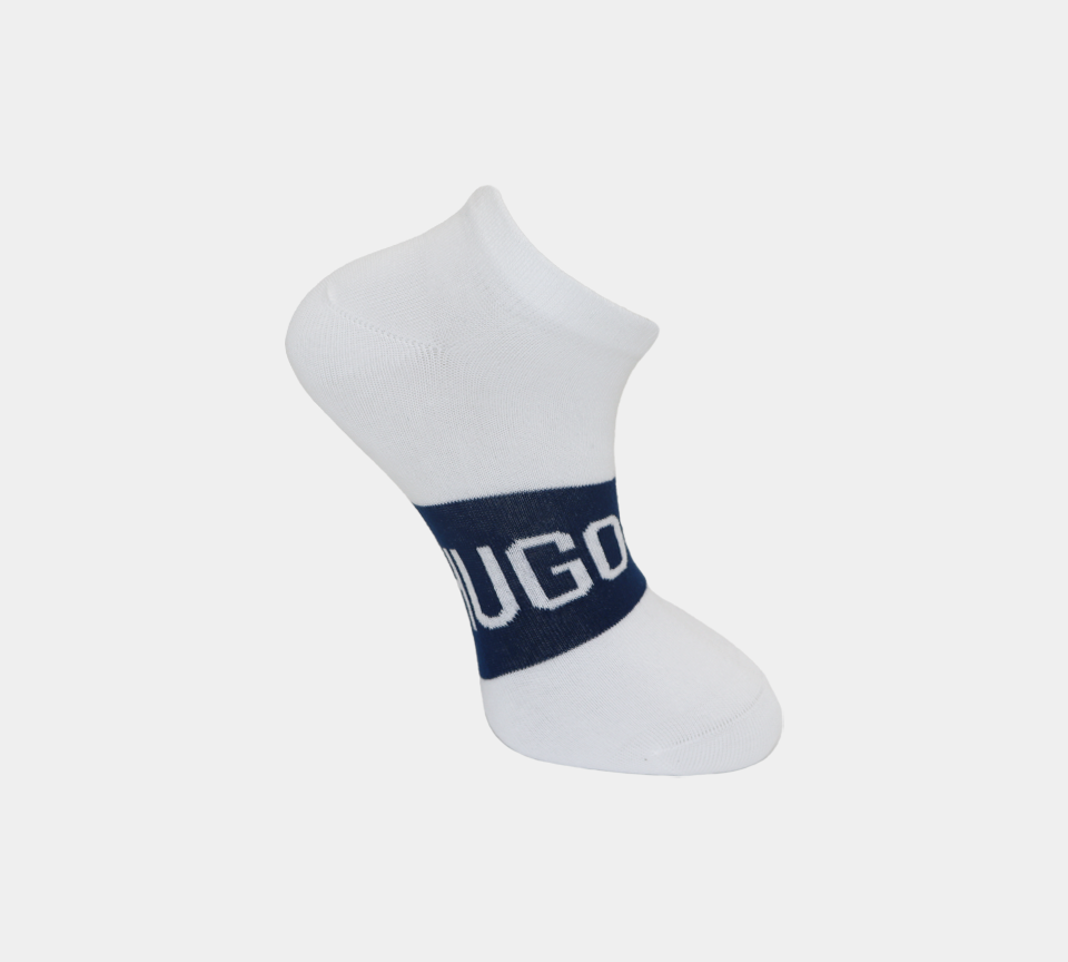 Hugo Boss Two-Pack Ankle 50428744104 Socken Weiß/Navy UK 5,5-11