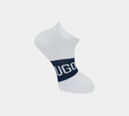 Hugo Boss Two-Pack Ankle 50428744104 Socken Weiß/Navy UK 5,5-11