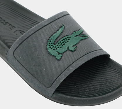 Lacoste Croco Slides 319 CMA 7-38CMAA0034DQ1 GREEN UK 7-10