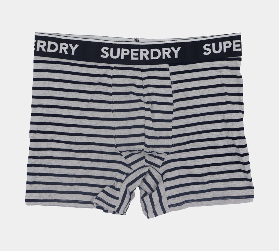 Superdry Organic Cotton M3110082A 25L Triple Pack Boxers Striped S-XL