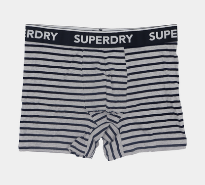 Superdry Organic Cotton M3110082A 25L Triple Pack Boxers Striped S-XL