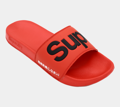 Superdry Classic Pool Slides MF31008A0MG Apfelrot S-XL