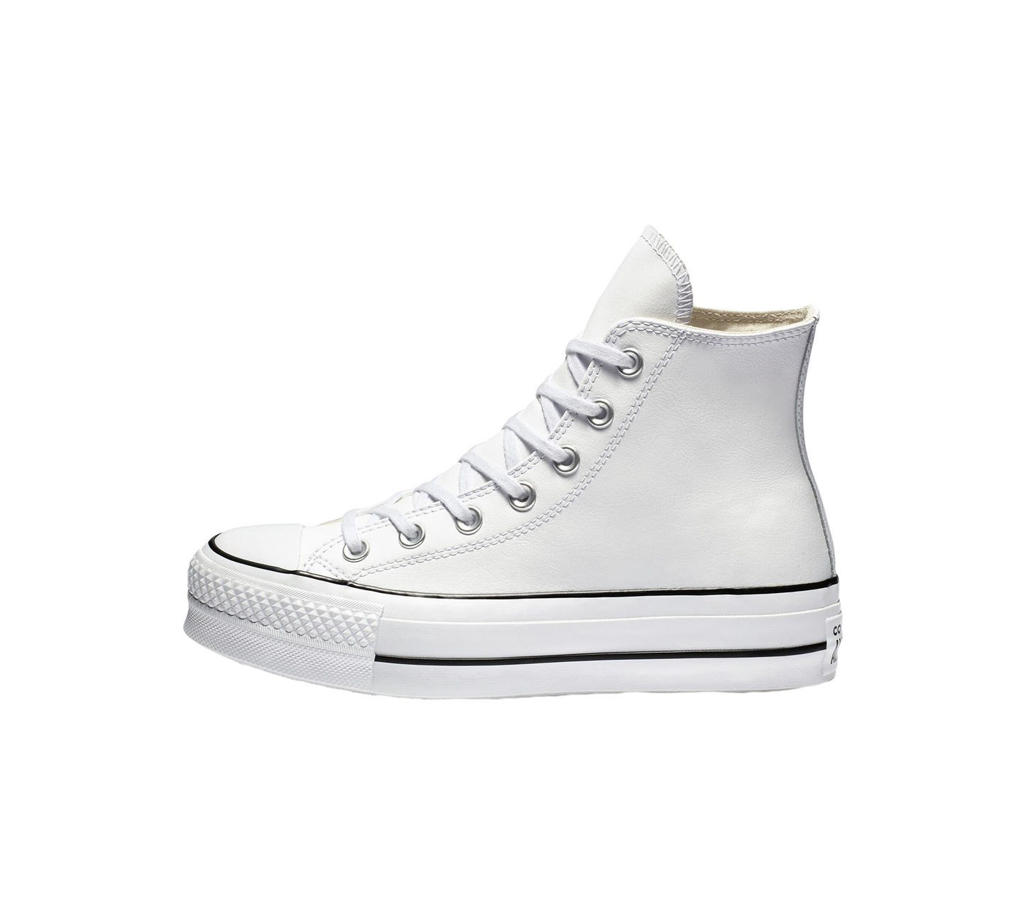 Converse Chuck Taylor All Star Platform Leather 561676C Shoes White UK 3-8