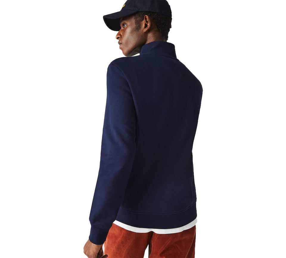 Lacoste Sport Cotton Blend Fleece Zip Sweatshirt