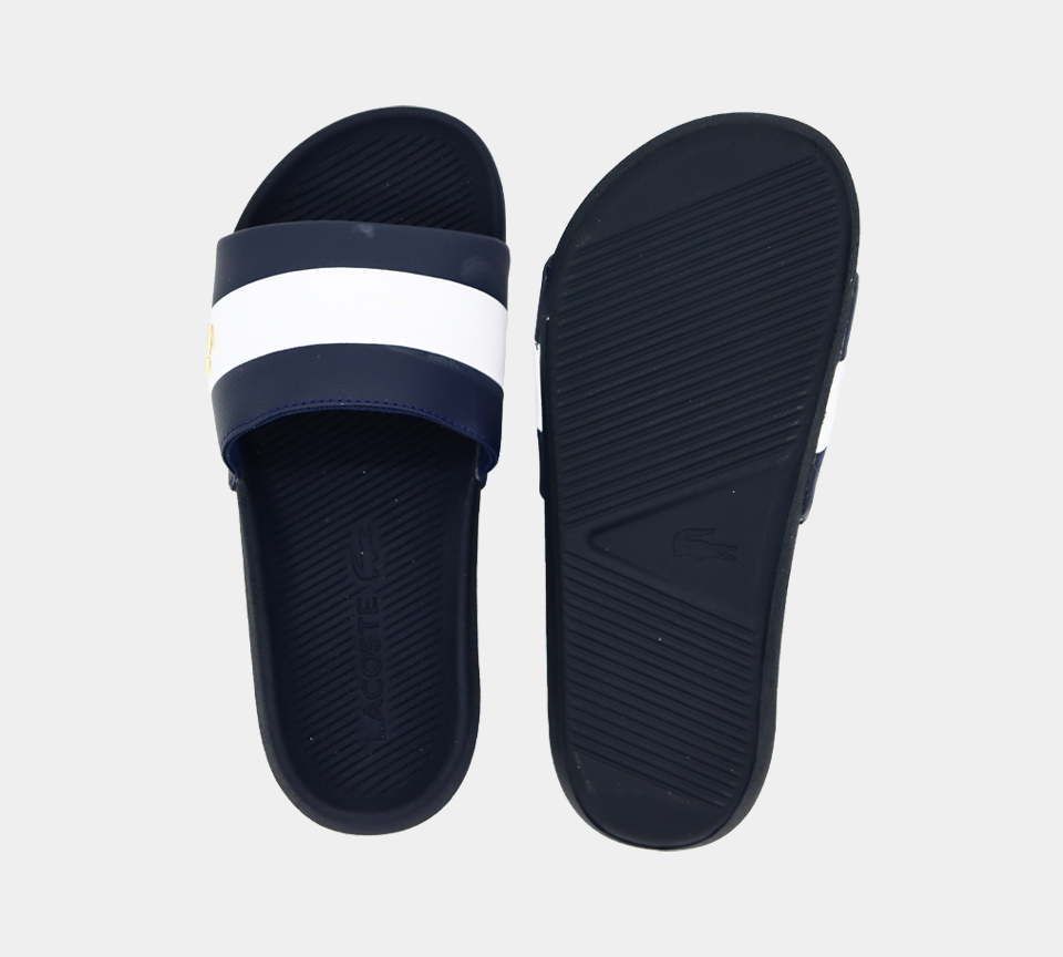 Lacoste Slide Croco 120 3 US CMA 7-39CMA0061092 MARINE / BLANC UK 6