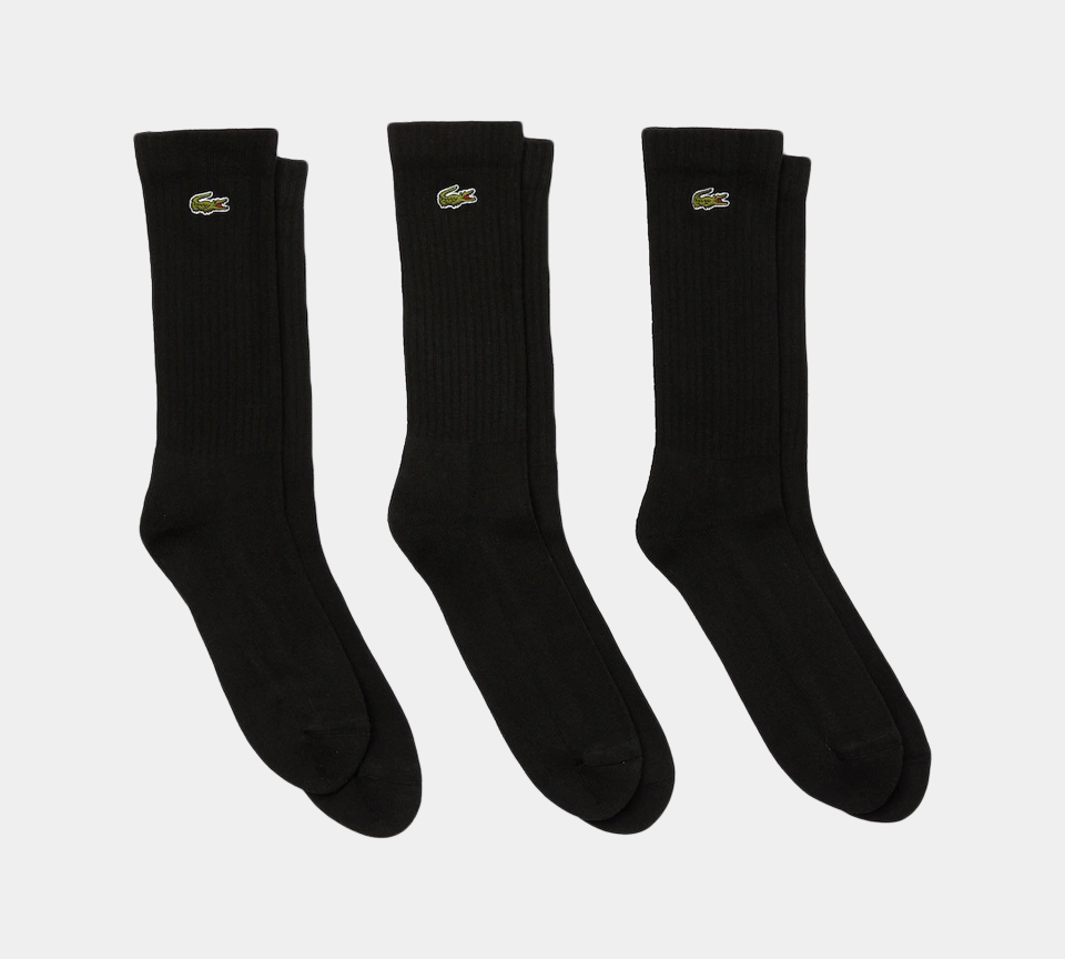 3-Pack Lacoste SPORT High-Cut Cotton Socks