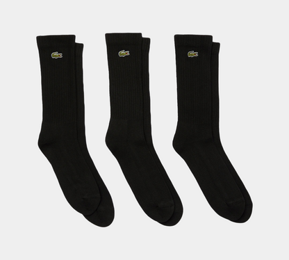 3-Pack Lacoste SPORT High-Cut Cotton Socks