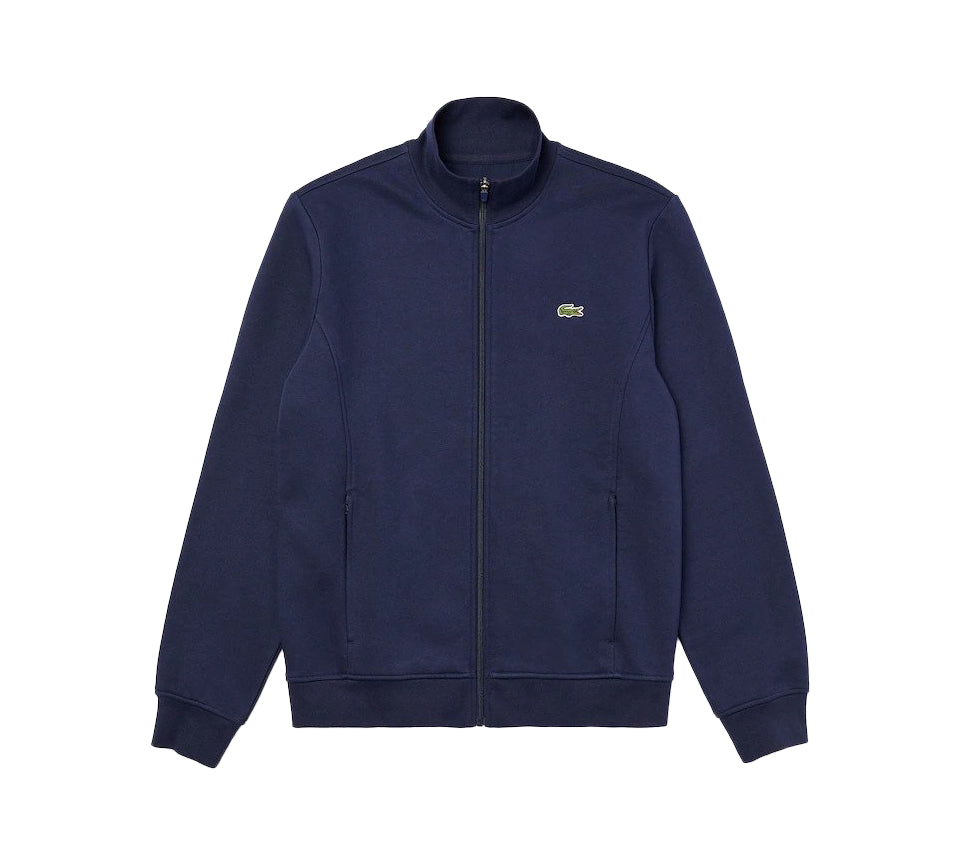 Lacoste Sport Cotton Blend Fleece Zip Sweatshirt