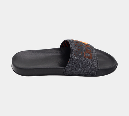 Superdry Lineman Pool Slides MF3103STW2J Noir/Orange S-XL