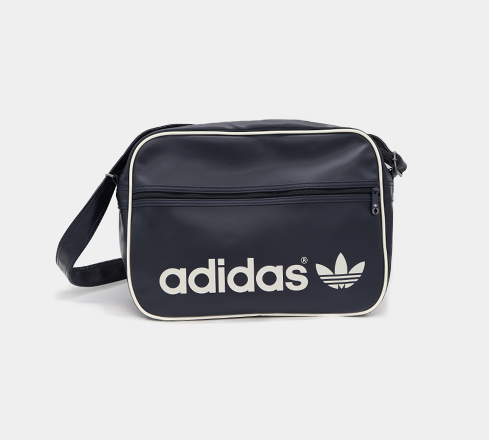 Adidas Originals Retro AC Airliner D82533 Sac de sport avec bandoulière Bleu marine/blanc Taille unique