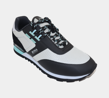 Hugo Boss Parkour Runn Hybrid 50455306060 Trainers Open Grey UK 6-11