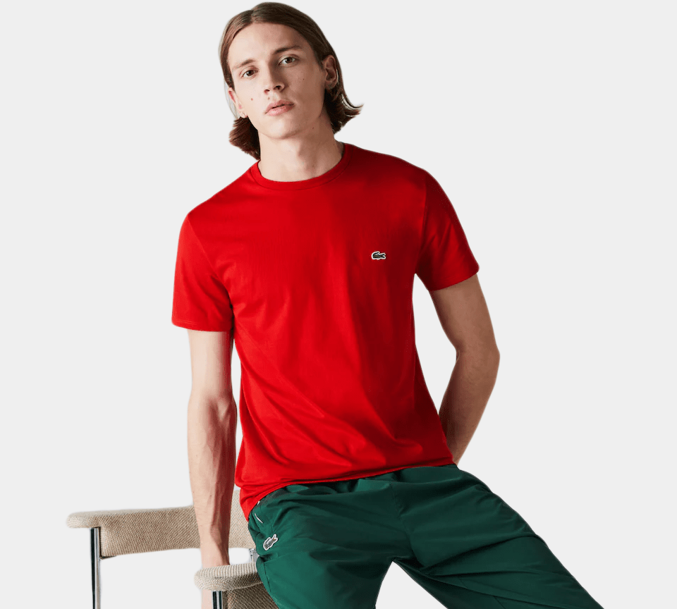 Lacoste Crew Neck Pima Cotton Jersey T-shirt