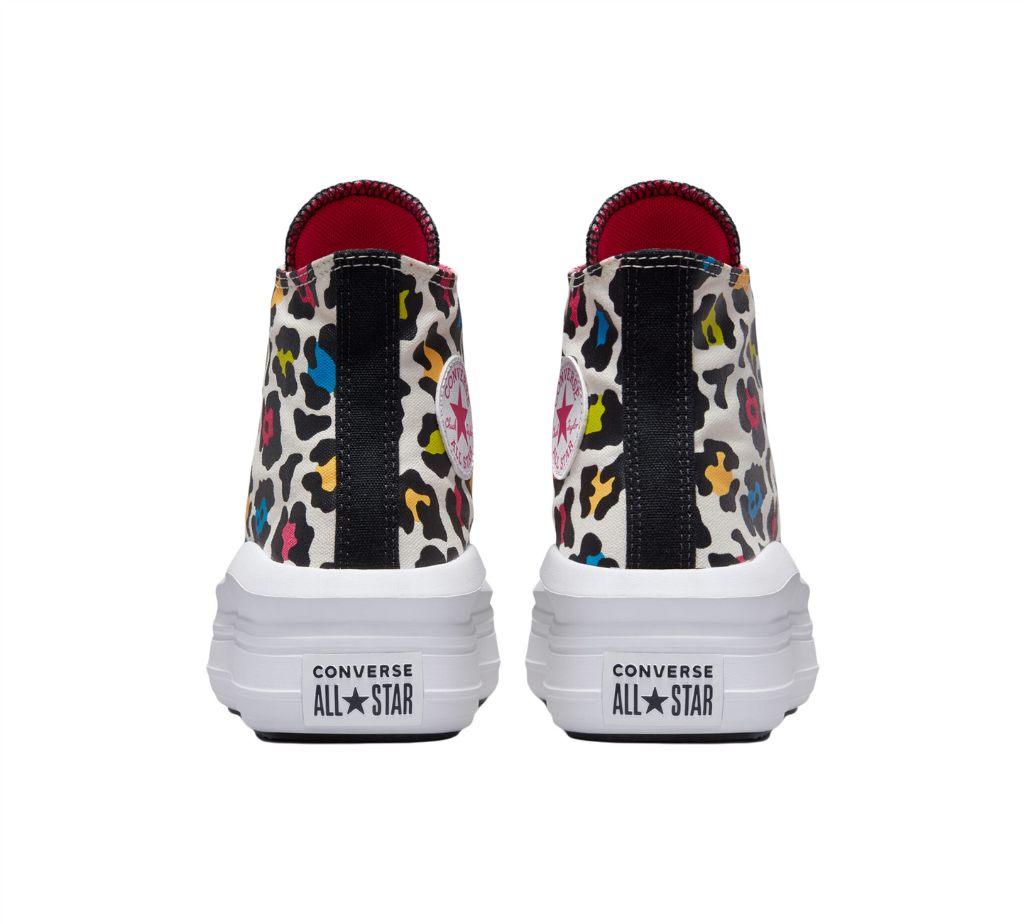 Converse Leopard Print Chuck Taylor Kinder All Star Move 272376C Schuhe Reiher/Schwarz UK Größe 3-5,5