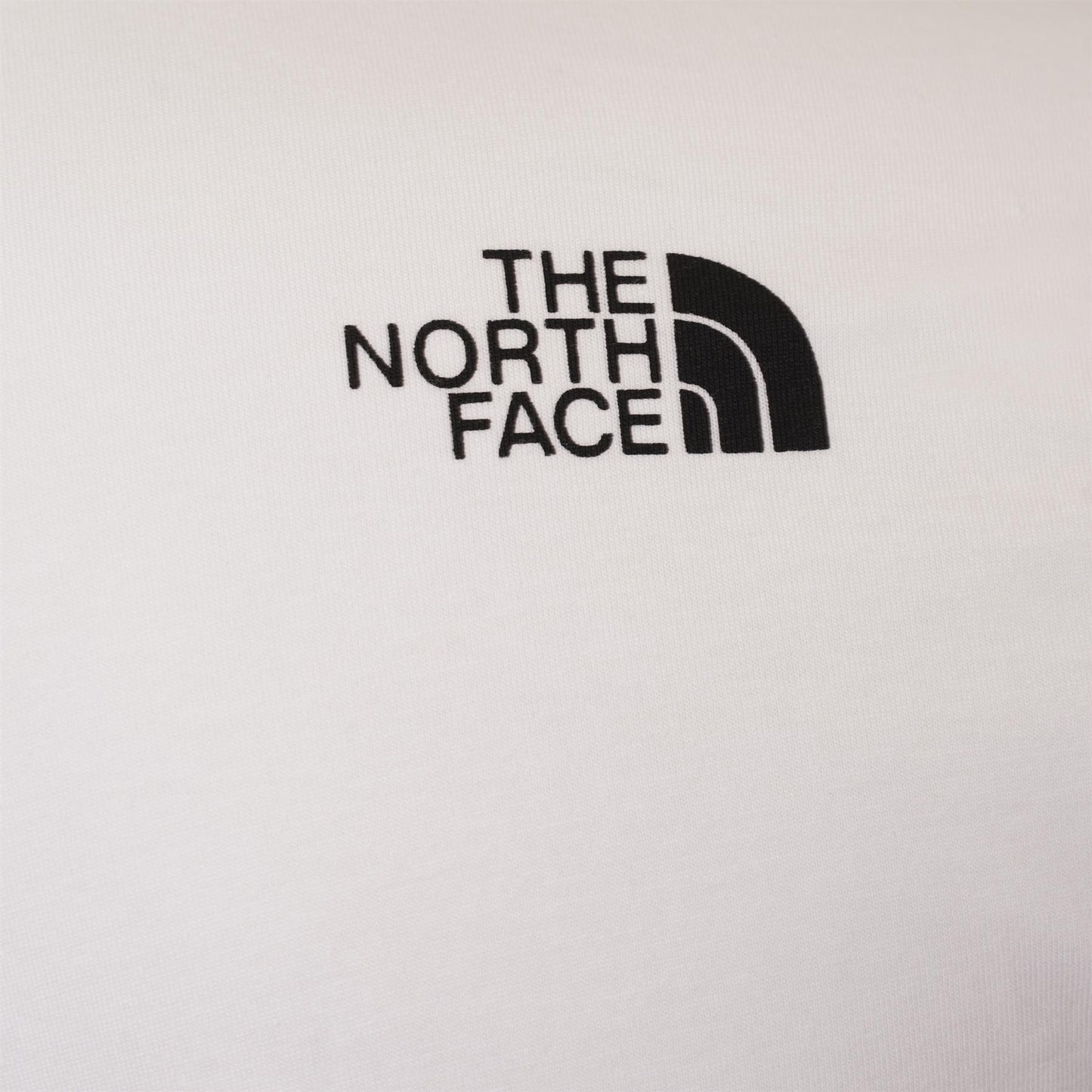 The North Face Simple Dome Cotton Logo Sports T-Shirt Top - White