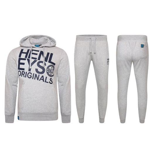 Henleys Tracksuit Grey Medium