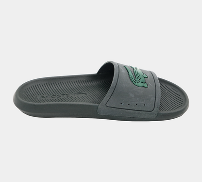 Lacoste Croco Slides 319 CMA 7-38CMAA0034DQ1 GREEN UK 7-10