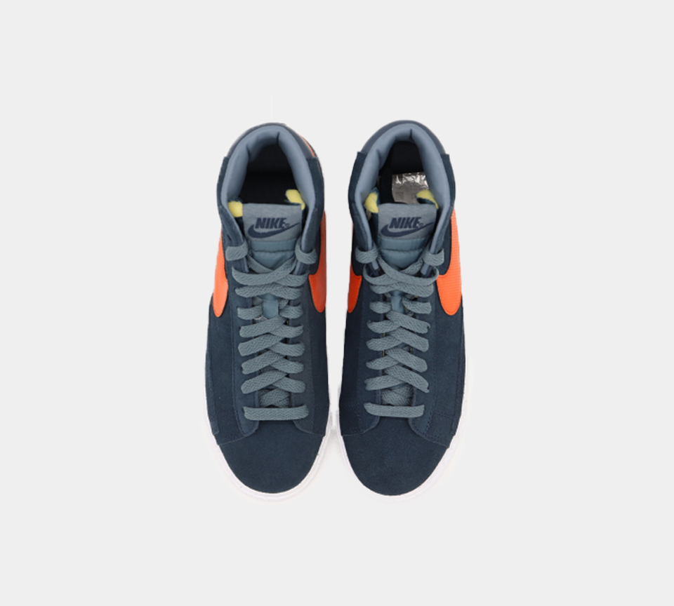 Nike Blazer Mid Vintage (GS) Unisexe Marine/Orange UK 3-5.5