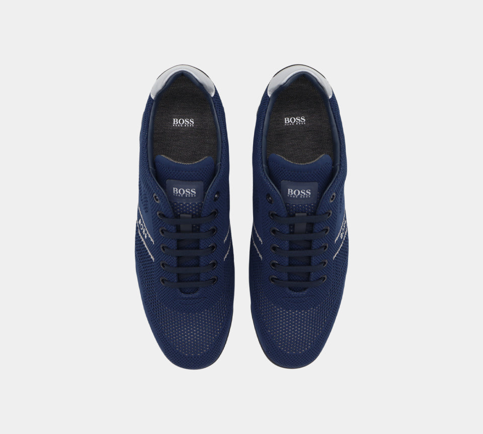 Hugo BOSS  Saturn_Lowp_knlg 50432830 401 Trainers Navy UK 5-9