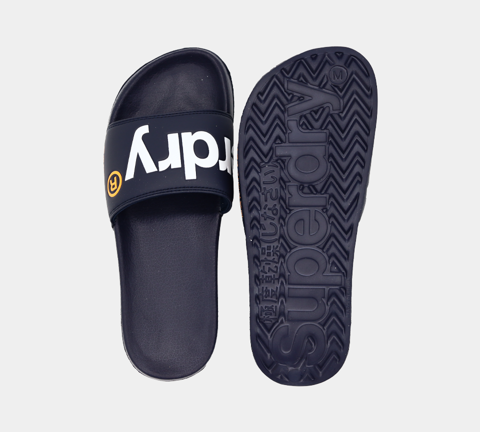 Superdry Classic Pool Slides MF310008AJUA Lauren Navy S-XL