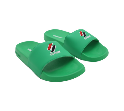 Superdry Core Pool MF310187A 92E Sliders Vert UK S-XL