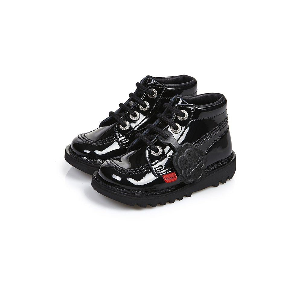 Kickers Kick Hi Infants Patent 1KF0000408BXW UK 12 EU 30