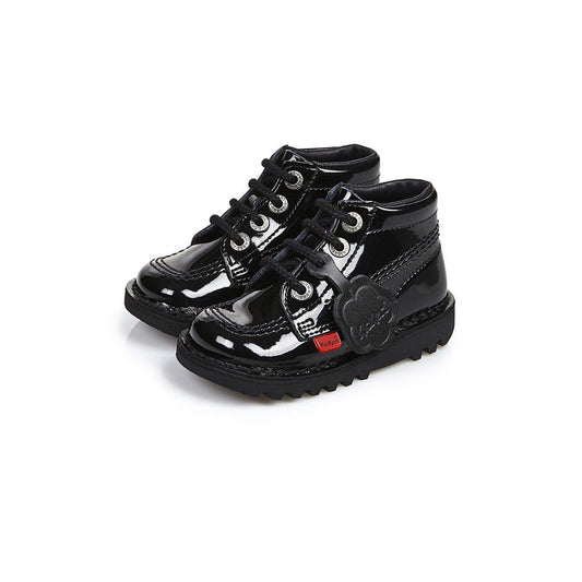 Kickers Kick Hi Infants Patent 1KF0000408BXW UK 12 EU 30