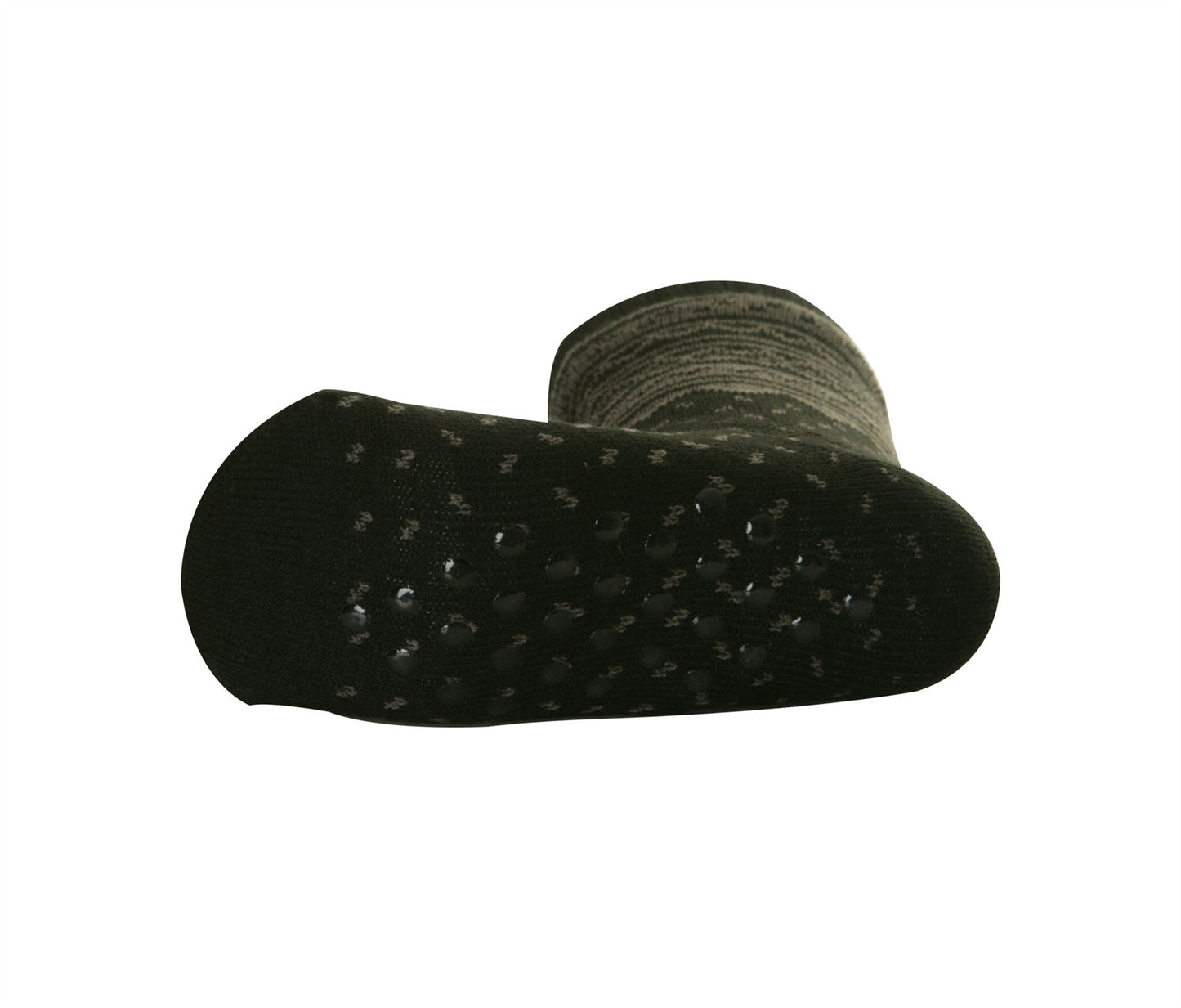 1 Paar M10785 HERREN 4,7 TOG THERMALFLEECE SHERPA-FUTTER SLIPPER GRIPPER SOCKEN – Schwarz
