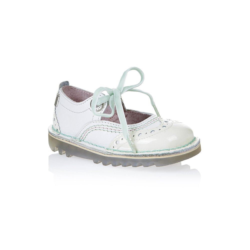 Kickers Leather Broglace 113274 White UK 25 & 30