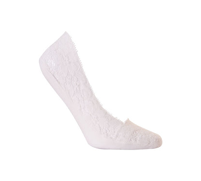 1 Pair High Quality Laced Design Invisible Socks