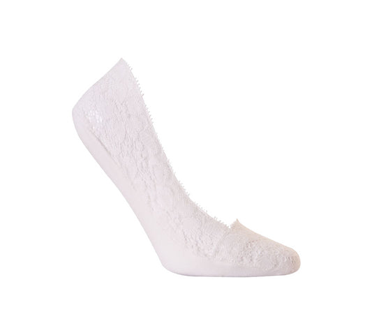 1 Pair High Quality Laced Design Invisible Socks