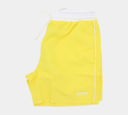 Hugo Boss Starfish Swim 50408104736 Shorts Yellow/White M-XL